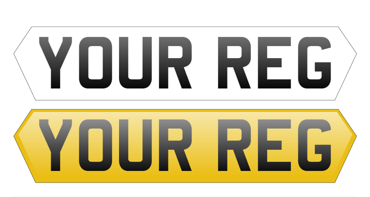 4D 3MM Registration Plate